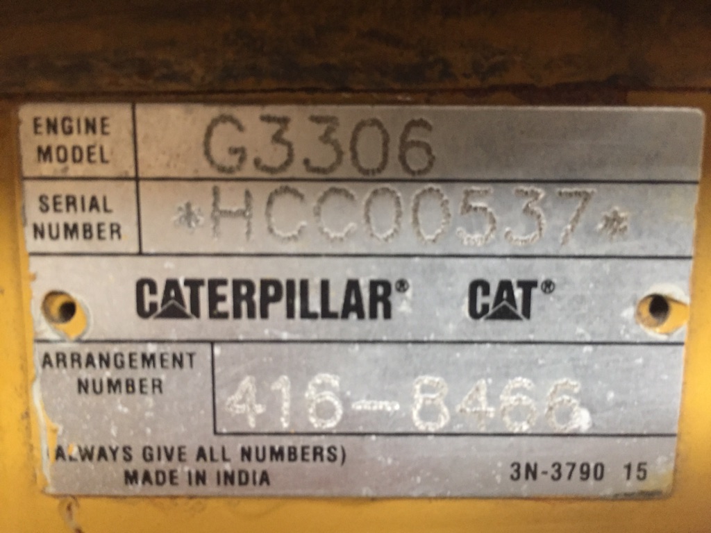 New Caterpillar G3306 85KW  Generator Set Item-14293 2