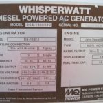 Good Used John Deere 6068TF 80KW  Generator Set Item-15662 2