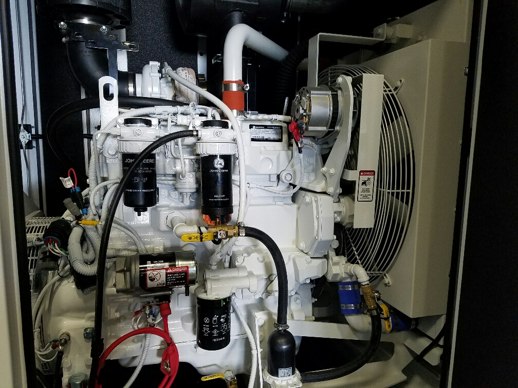New John Deere 4045HF285 125KW  Generator Set Item-15710 3