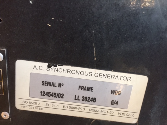 Low Hour Ford WSG1068I6005E 100KW  Generator Set Item-15715 4