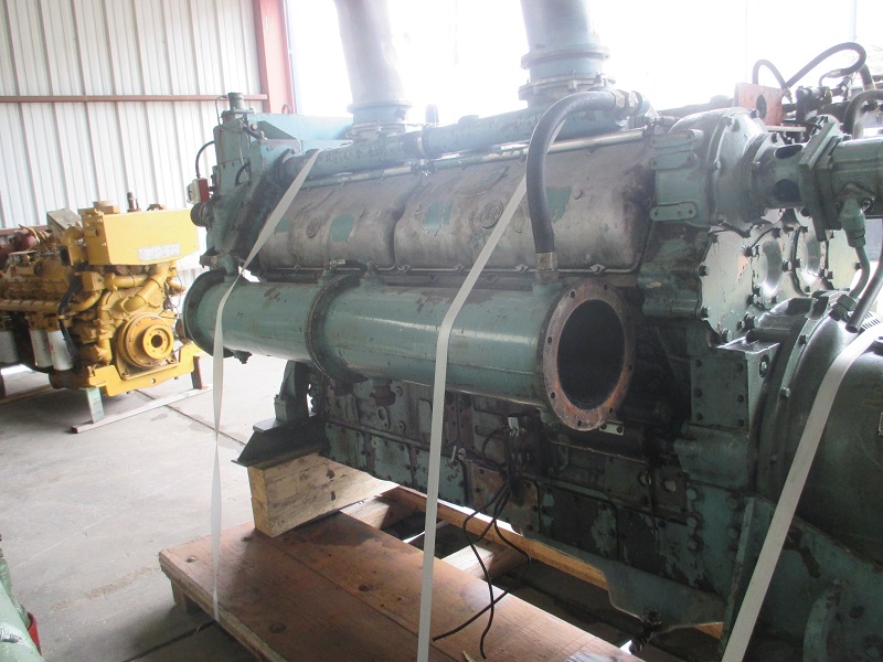 High Hour Detroit Diesel 12V149 NA 700HP Diesel  Marine Engine Item-14837 0