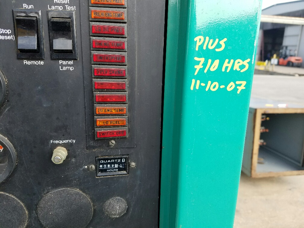 Low Hour Cummins VTA28G2 600KW  Generator Set Item-15329 3