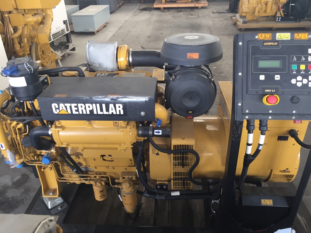 New Surplus Caterpillar C6.6 Marine 125KW  Generator Set Item-15339 0