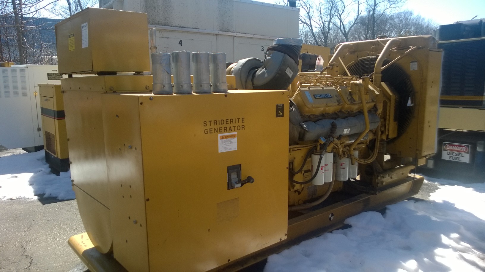 Low Hour Caterpillar 3412 DIT 500KW  Generator Set Item-15492 5