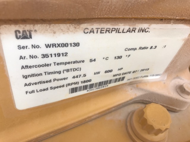 Good Used Caterpillar CG137-12 400KW  Generator Set Item-15582 5