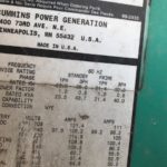 Good Used Cummins 4B3.9-G2 35KW  Generator Set Item-15720 5