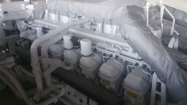 New Surplus Caterpillar 3516C 2000HP Diesel  Marine Engine Item-15766 3