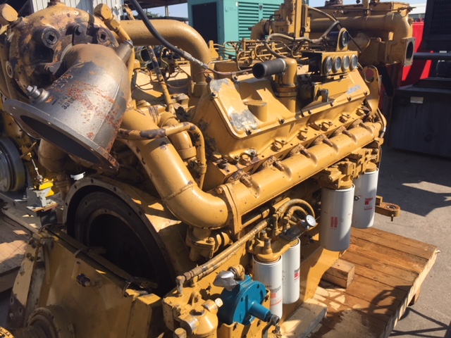 High Hour Runner Caterpillar 3412 DIT 540HP Diesel  Marine Engine Item-15786 2