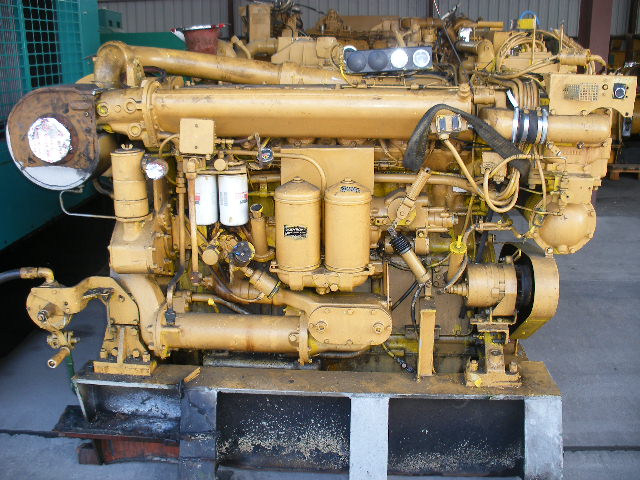 High Hour Runner Caterpillar D343 425HP Diesel  Marine Engine Item-13349 0