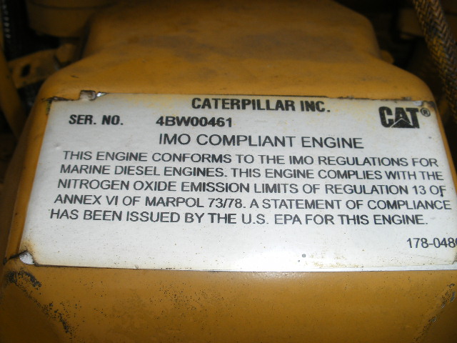 Good Used Caterpillar 3516B HD SCAC 2260HP Diesel  Marine Engine Item-13580 3