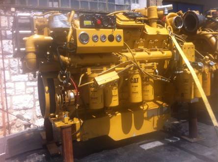 Good Used Caterpillar 3412E DITA 720HP Diesel  Marine Engine Item-14173 2