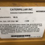 New Caterpillar G3306 85KW  Generator Set Item-14289 2