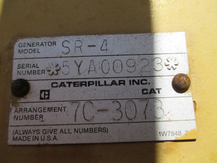 Good Used Caterpillar G3516 SITA LE 765KW  Generator Set Item-14457 7