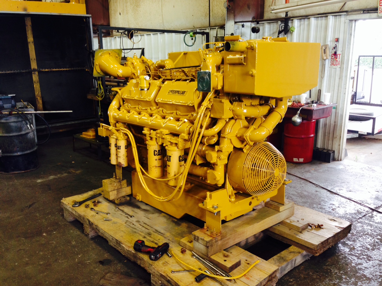 Low Hour Caterpillar 3412 DIT 540HP Diesel  Marine Engine Item-14492 7
