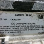Low Hour Caterpillar C18 1000HP Diesel  Marine Engine Item-14750 0
