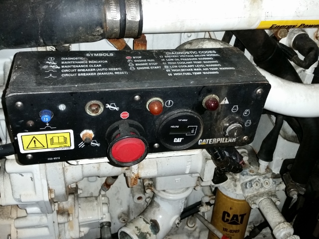 Low Hour Caterpillar C18 1000HP Diesel  Marine Engine Item-14750 2
