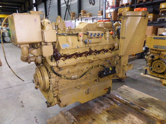 High Hour Runner Caterpillar 3412 DITA 671HP Diesel  Marine Engine Item-14829 1