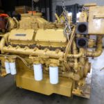 High Hour Runner Caterpillar 3412 DITA 671HP Diesel  Marine Engine Item-14829 3