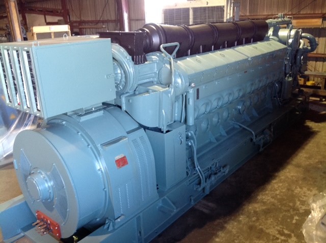 Good Used EMD 20-645-E4B 2600KW  Generator Set Item-14976 5