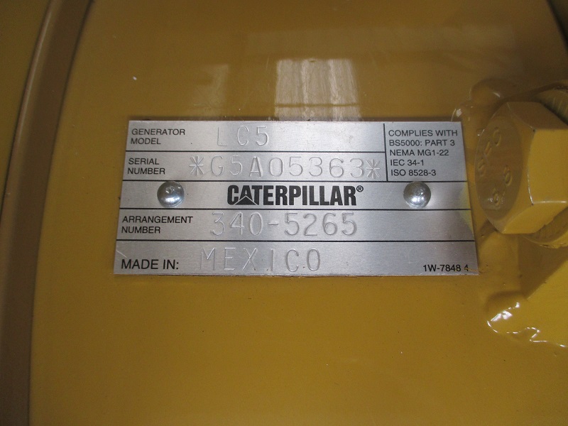 Low Hour Caterpillar C9 200KW  Generator Set Item-15056 5