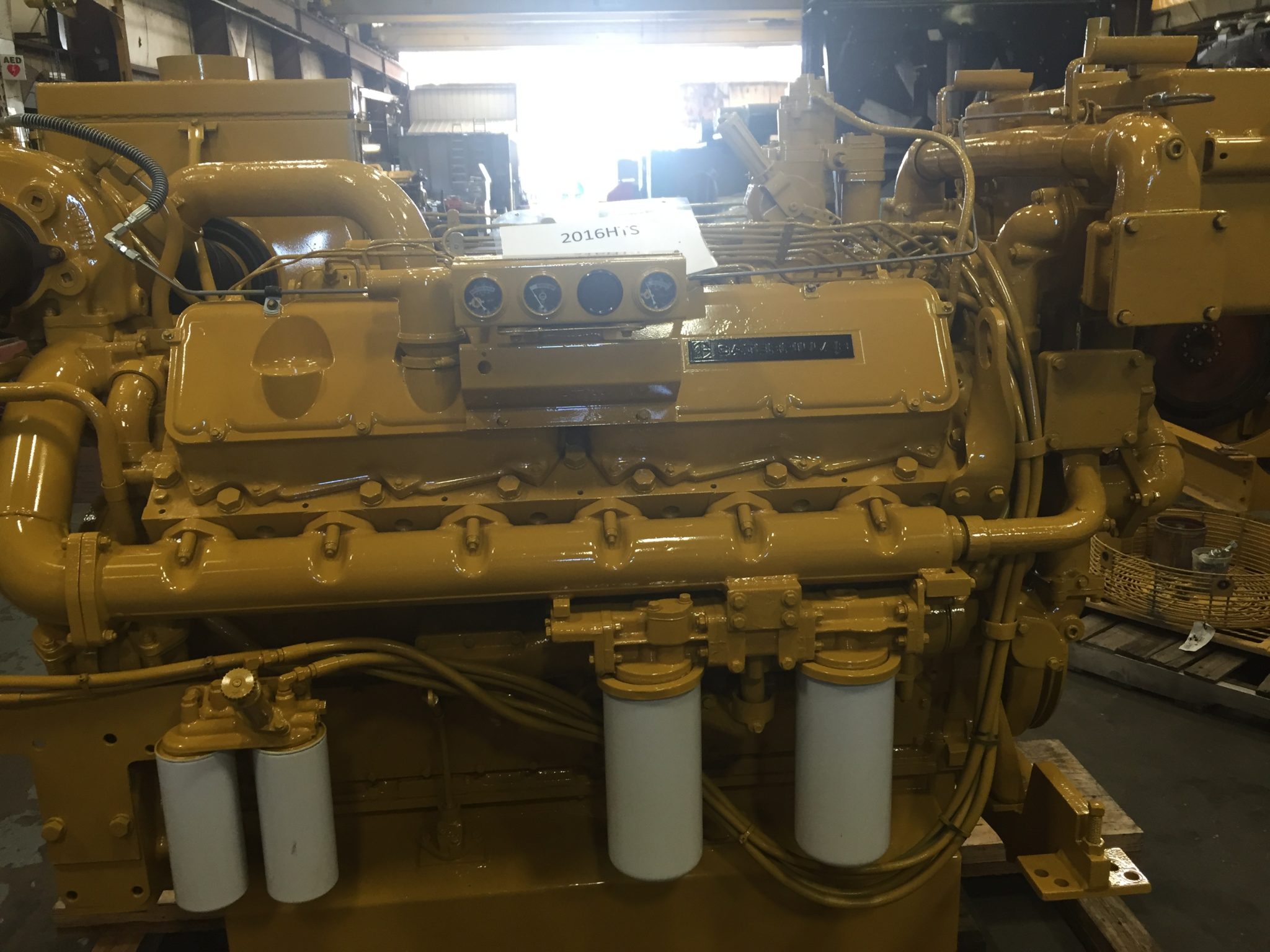 In-Framed Caterpillar 3412 DIT 540HP Diesel  Marine Engine Item-15079 2