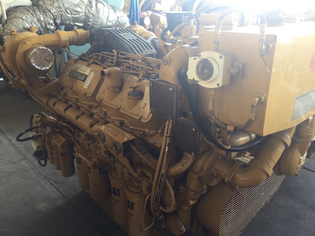 Good Used Caterpillar 3412D DITTA 750HP Diesel  Marine Engine Item-15193 2
