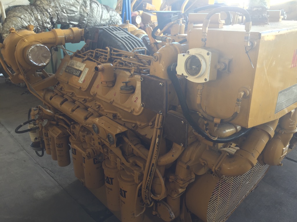 Good Used Caterpillar 3412D DITTA 750HP Diesel  Marine Engine Item-15193 3