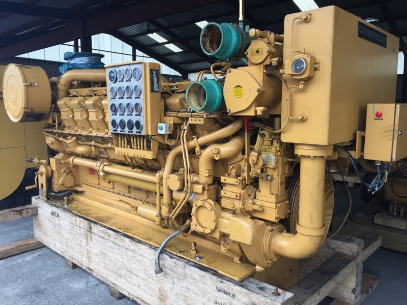 Low Hour Caterpillar 3516 DITA 1550HP Diesel  Marine Engine Item-15367 0
