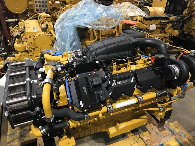 New Surplus Caterpillar C32 ACERT 1600HP Diesel  Marine Engine Item-15437 1