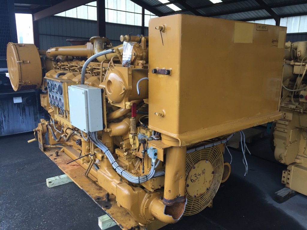 Low Hour Caterpillar 3512 DITA 1280HP Diesel  Marine Engine Item-15573 1