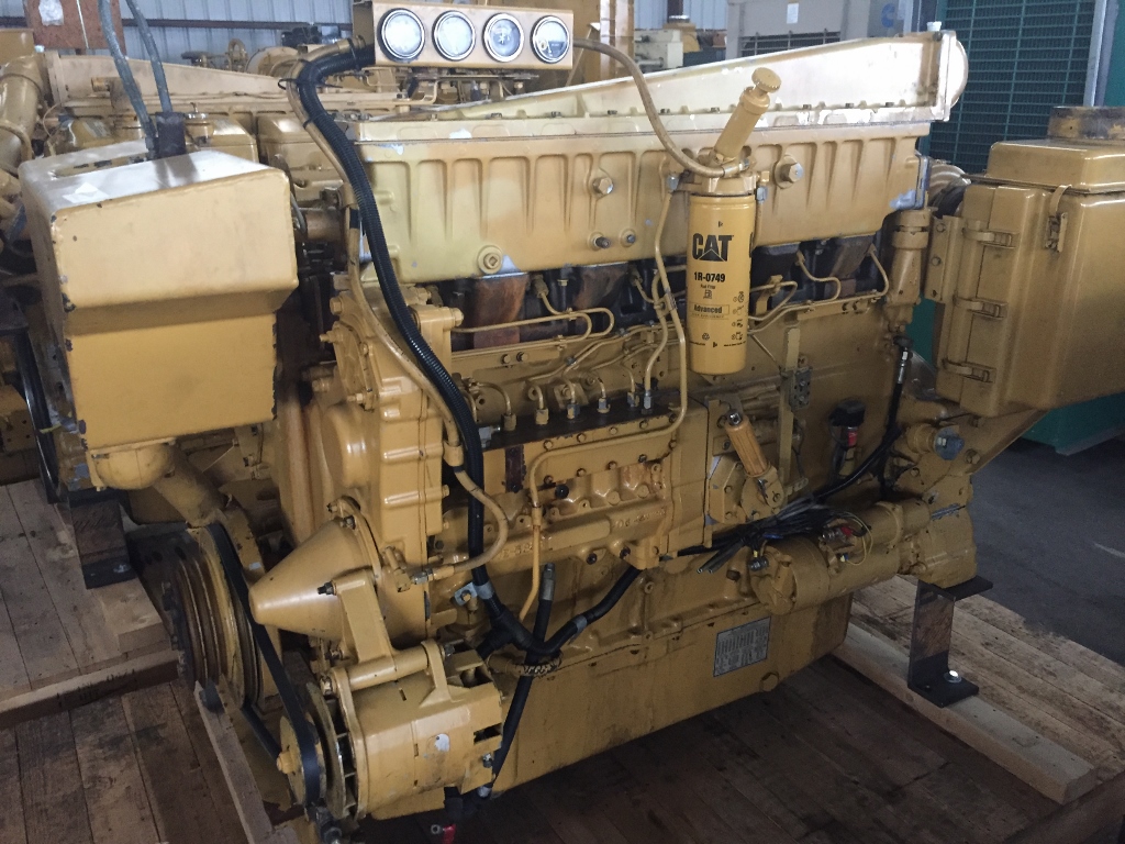 High Hour Runner Caterpillar 3406C DITA 365HP Diesel  Marine Engine Item-15579 0
