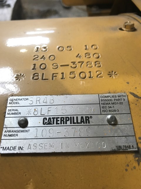 New Surplus Caterpillar 3406C DITA 200KW  Generator Set Item-15624 7