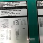Low Hour Cummins QSX15-G9 500KW  Generator Set Item-15626 5