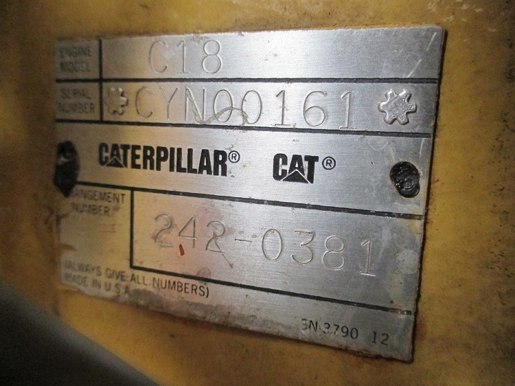 Good Used Caterpillar C18 Marine 425KW  Generator Set Item-14979 6