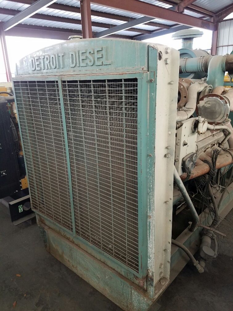 Low Hour Detroit Diesel 12V71T 375KW  Generator Set Item-15375 3