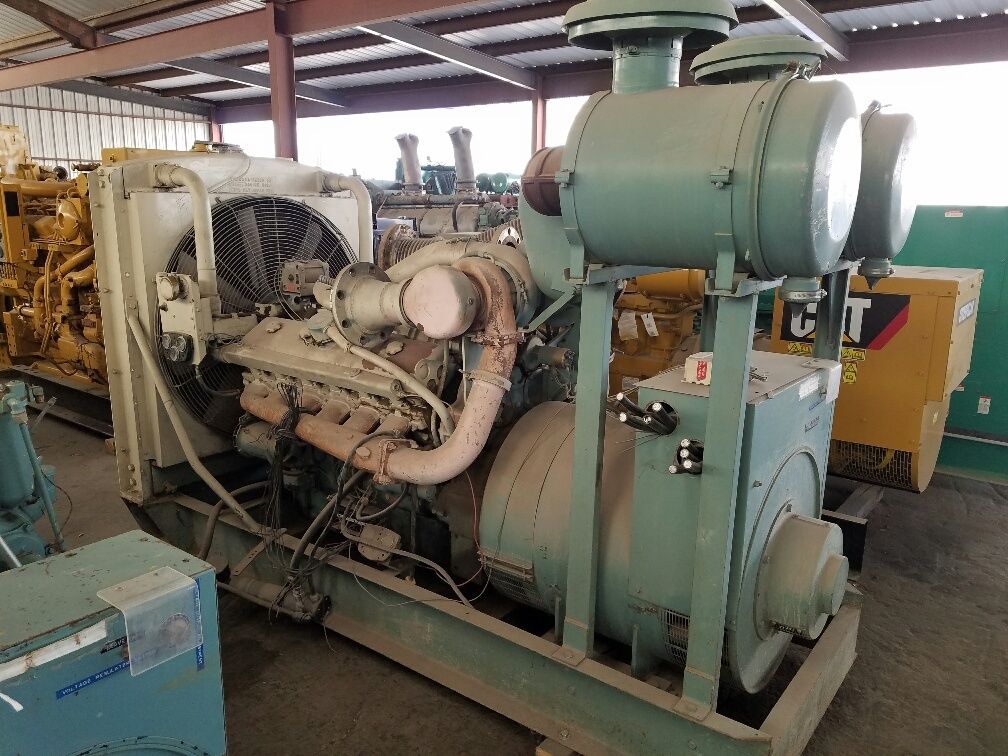 Low Hour Detroit Diesel 12V71T 375KW  Generator Set Item-15375 7