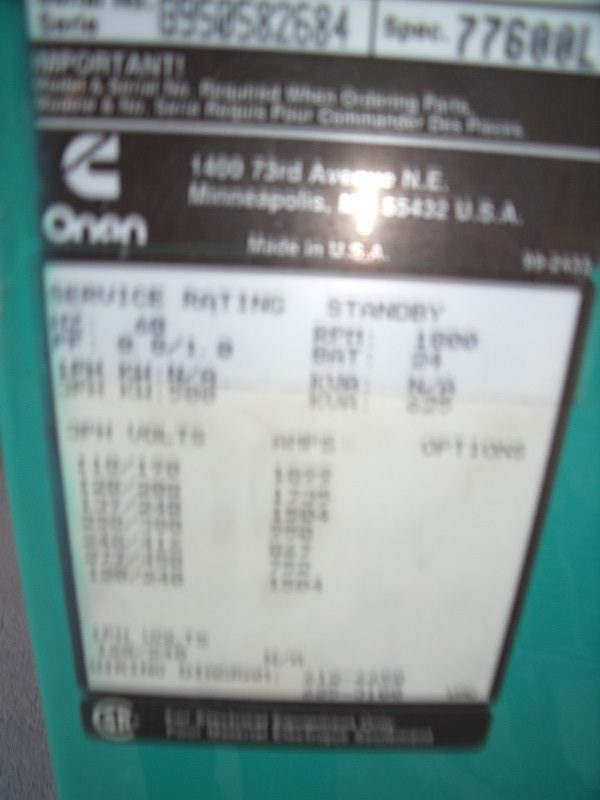Good Used Cummins KTTA19-G2 500KW  Generator Set Item-15538 5