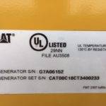 New Caterpillar C18 600KW  Generator Set Item-15881 18