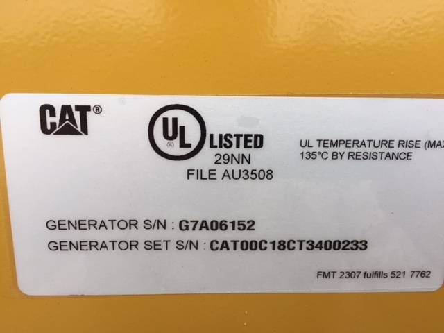 New Caterpillar C18 600KW  Generator Set Item-15881 18