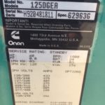 Good Used Cummins 6CT8.3-G 125KW  Generator Set Item-15886 5
