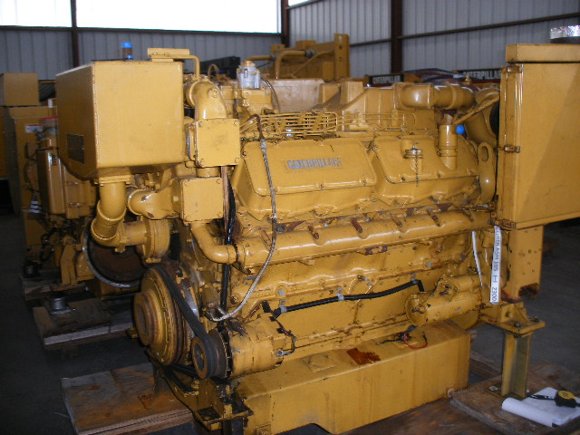 Good Used Caterpillar 3412 DITA 720HP Diesel  Marine Engine Item-13554 1