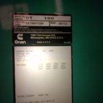 Good Used Onan OT150 150 Amp  Transfer Switch Item-13962 1