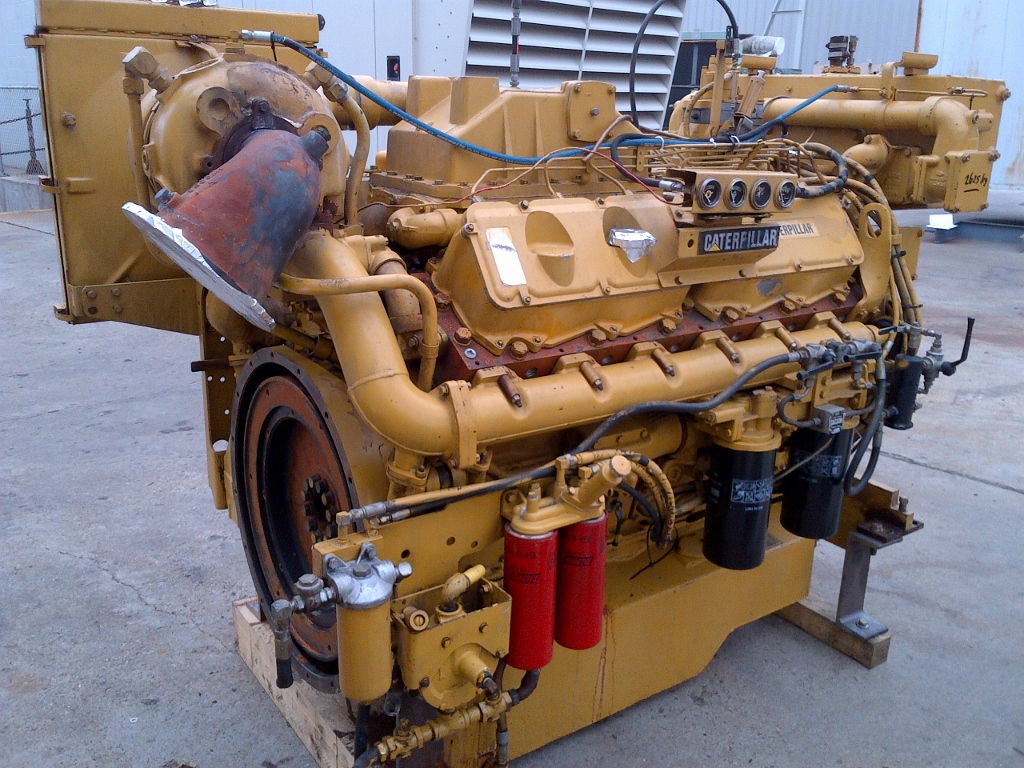 High Hour Runner Caterpillar 3412C DITA 671HP Diesel  Marine Engine Item-14744 5