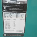 Low Hour Cummins 6BT5.9-G2 100KW  Generator Set Item-14912 2