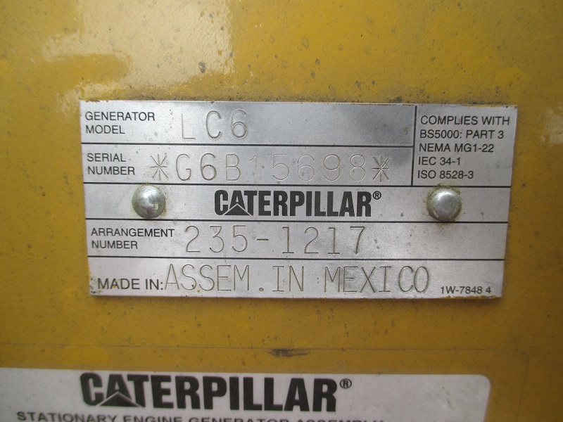 Like New Caterpillar C15 500KW  Generator Set Item-15008 1