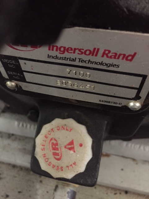 Low Hour Ingersoll Rand 7100 Other Item-15438 4