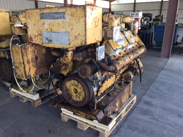 High Hour Runner Caterpillar 3412 DITA 624HP Diesel  Marine Engine Item-15841 1