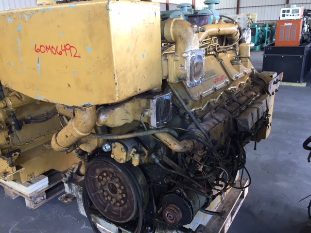 High Hour Runner Caterpillar 3412 DIT 300HP Diesel  Marine Engine Item-15842 0