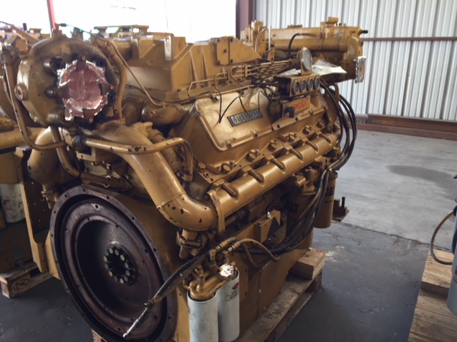 Good Used Caterpillar 3412C DITA 540HP Diesel  Marine Engine Item-15843 2