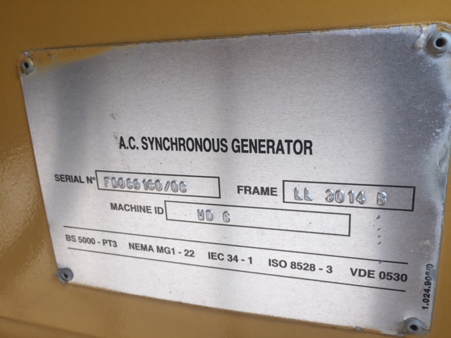 Low Hour Perkins 1797/1500 100KW  Generator Set Item-15943 14